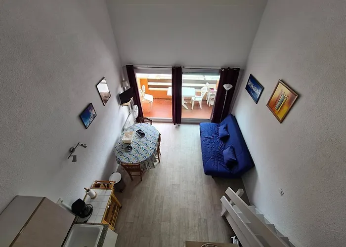 T2+mezzanine 6 Pers, Piscine, Parking, à 300m De La - Argelès-sur-mer - Fr-1-388-224